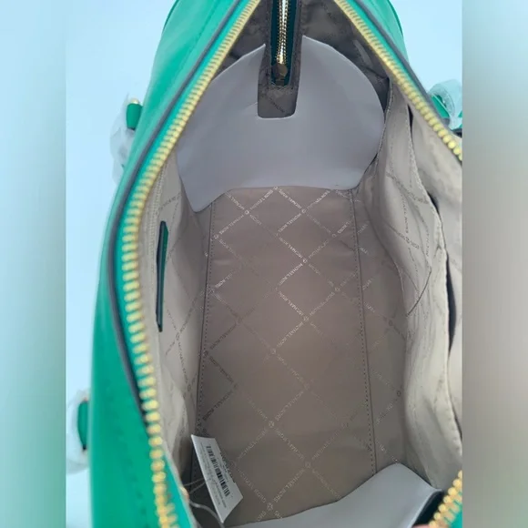 🌹New List🌹NWT Michael Kors MK Signature Jet Set Travel Medium Duffle Bag Satchel - Picture 14 of 15